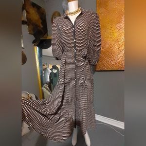 NWT Max Studio Button Down Maxi Dress. Size Large.